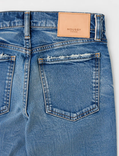 Moussy Halsey Skinny Jean - Light Blue Dark Slate Blue