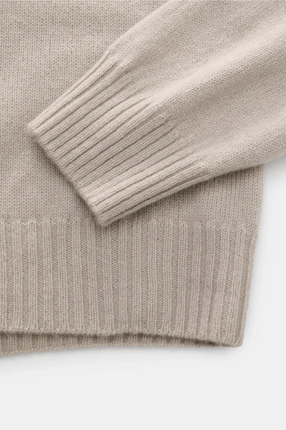 Extreme Cashmere Crew Sweater - Taupe - DUNE + SALT