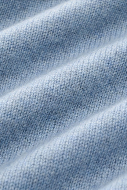 Extreme Cashmere Crew Sweater - Dusty Blue - DUNE + SALT