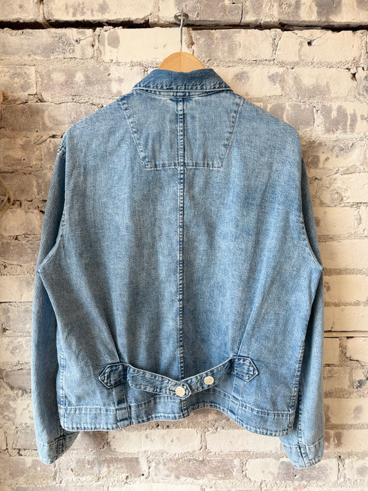 8oz Natural Denim Jacket - DUNE + SALT