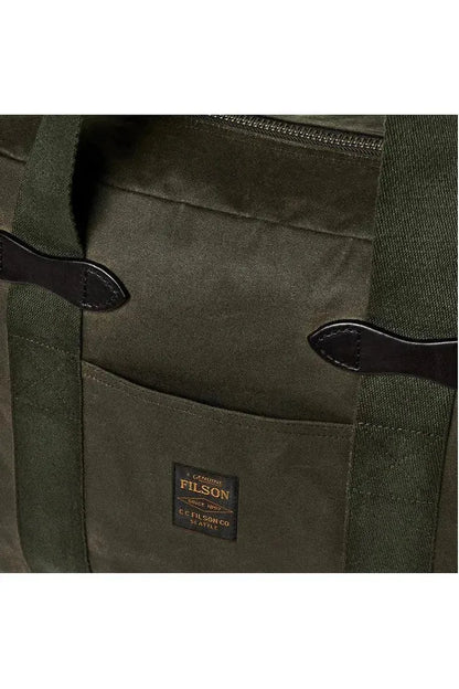 Tin Cloth Zipper Tote Bag - Otter Green - DUNE + SALT