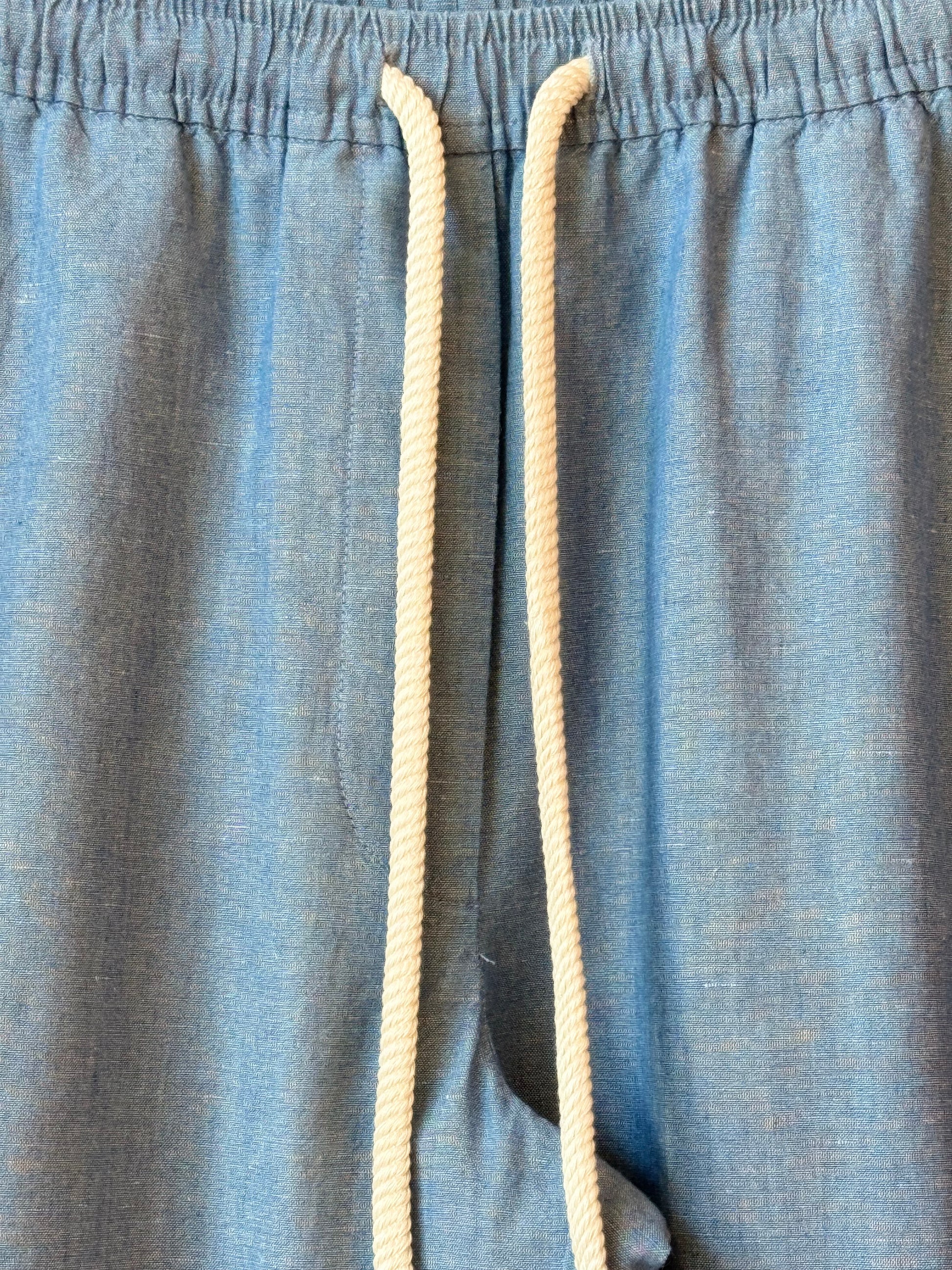 Hartford Women's Pulam Woven Pant - Medium Blue Light Steel Blue