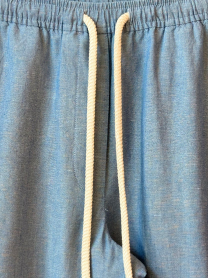 Hartford Women's Pulam Woven Pant - Medium Blue Light Steel Blue