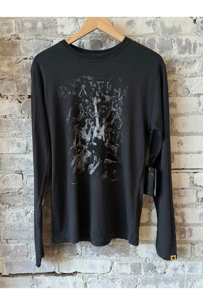 "Bruce Crowd" LS Tee - Faded Black - DUNE + SALT