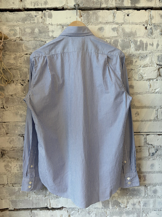 Paul Woven Shirt - Blue/White - DUNE + SALT