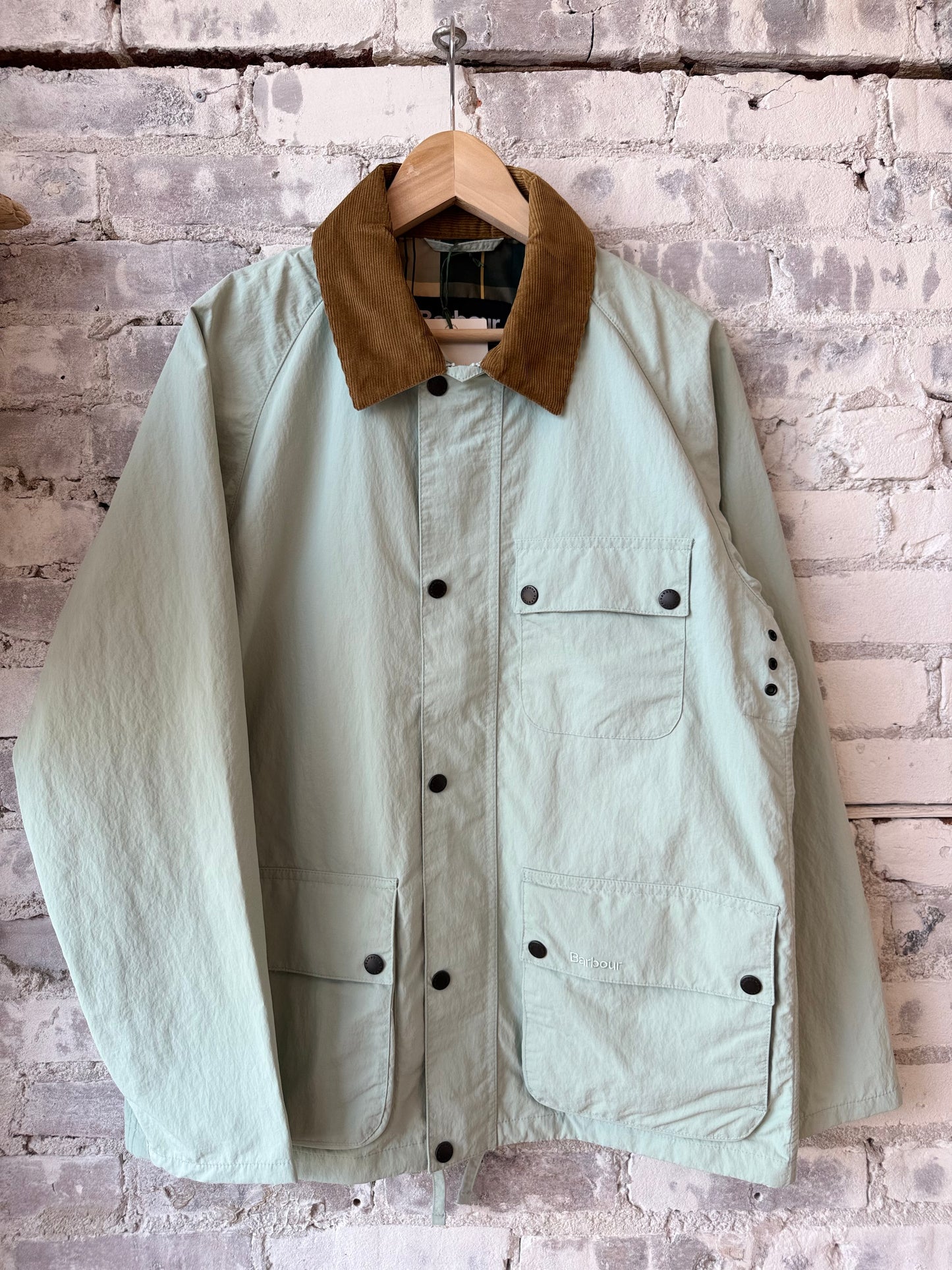 Modified Solway Showerproof Jacket - Mint Blue - DUNE + SALT