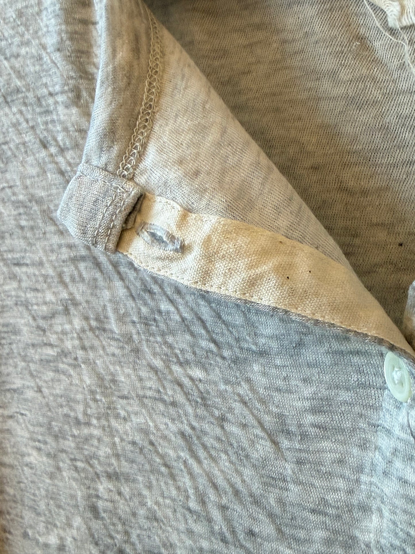 Melange Double-Face Cardigan - Heather Grey