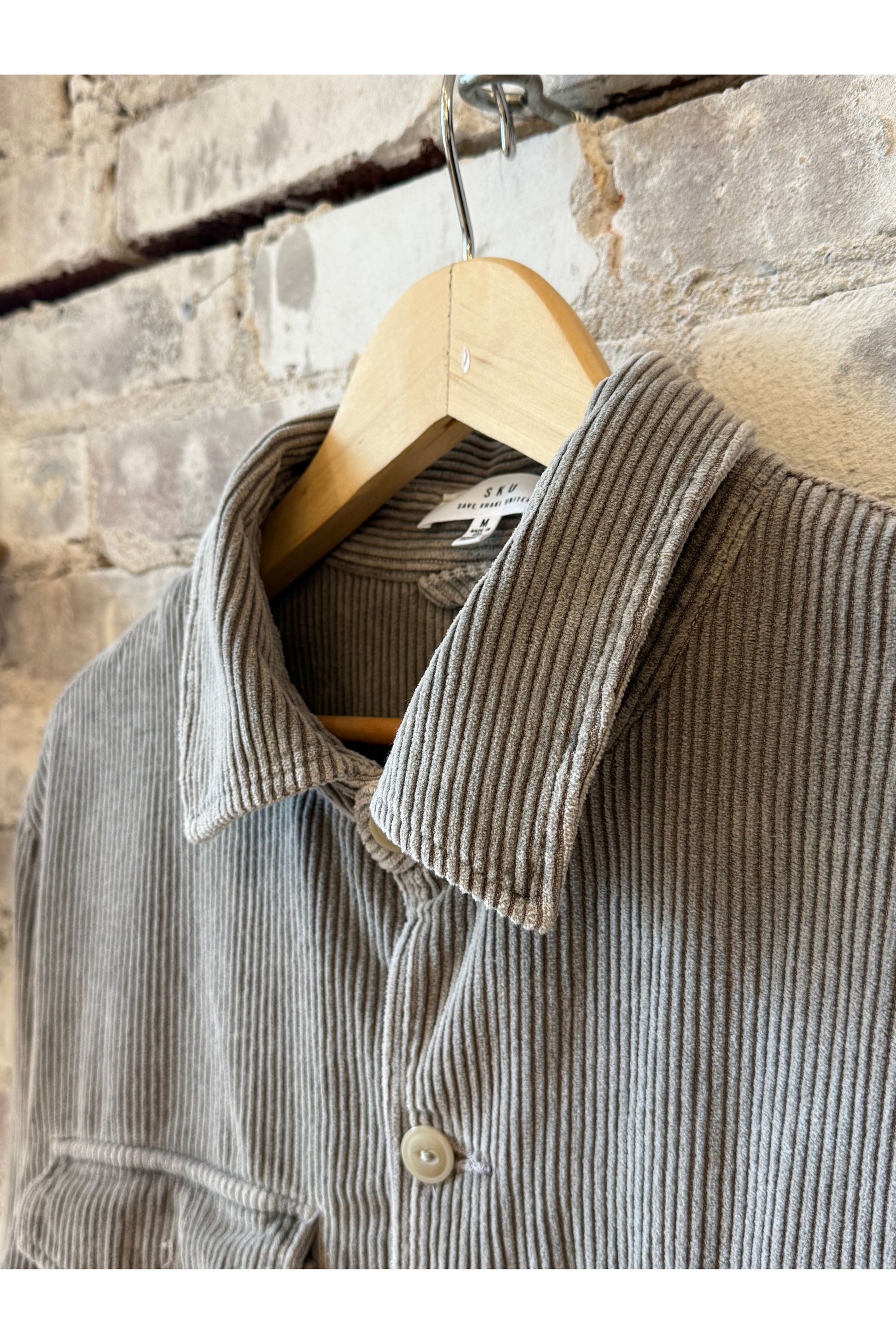 Wide Wale Corduroy Shirt Jacket - Mocha Brown - DUNE + SALT