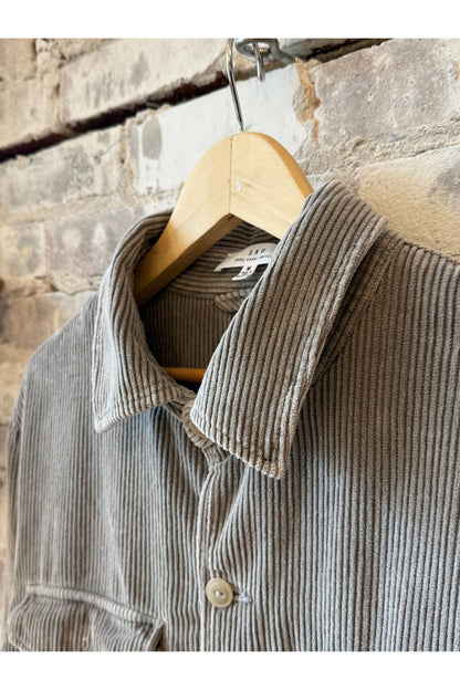 Wide Wale Corduroy Shirt Jacket - Mocha Brown - DUNE + SALT