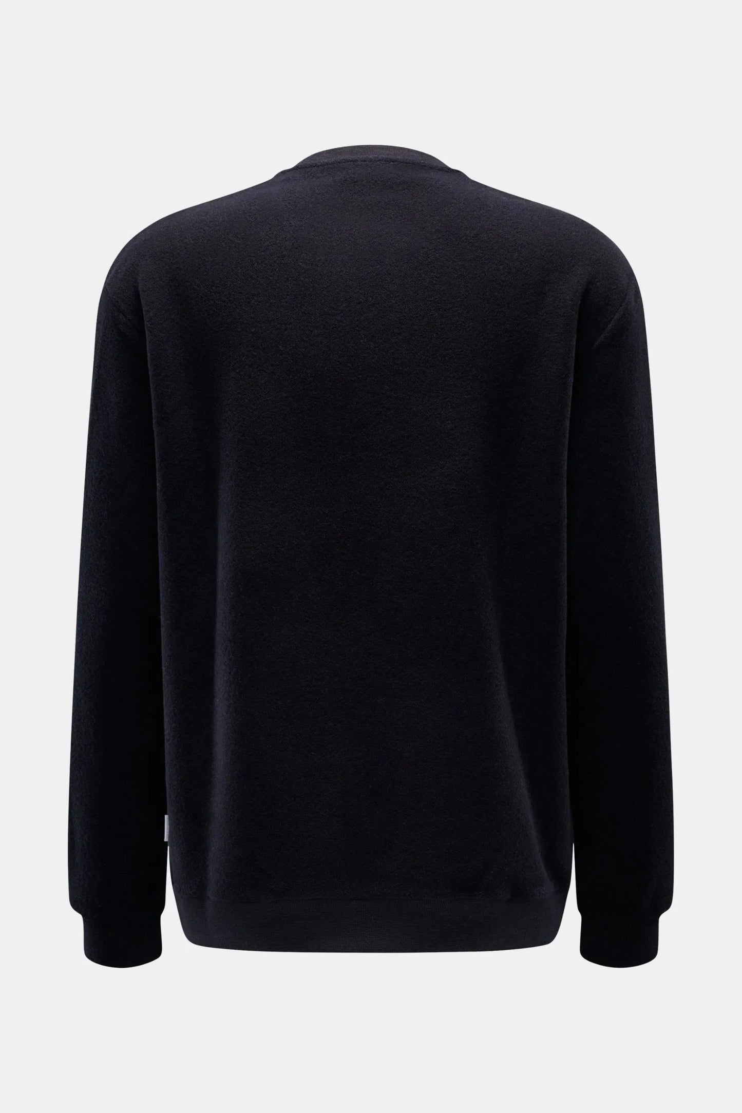 Cotton/Wool Crewneck Jumper - Navy - DUNE + SALT