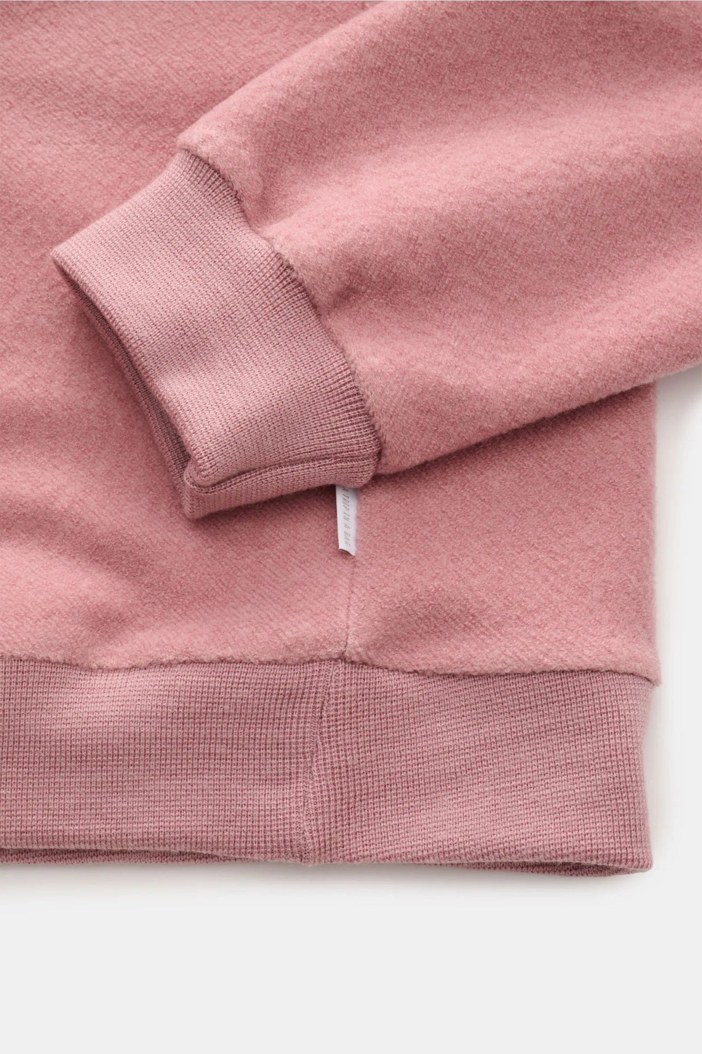 Cotton/Wool Crewneck Jumper - Blush - DUNE + SALT