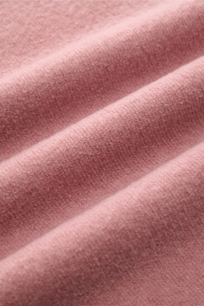 Cotton/Wool Crewneck Jumper - Blush - DUNE + SALT