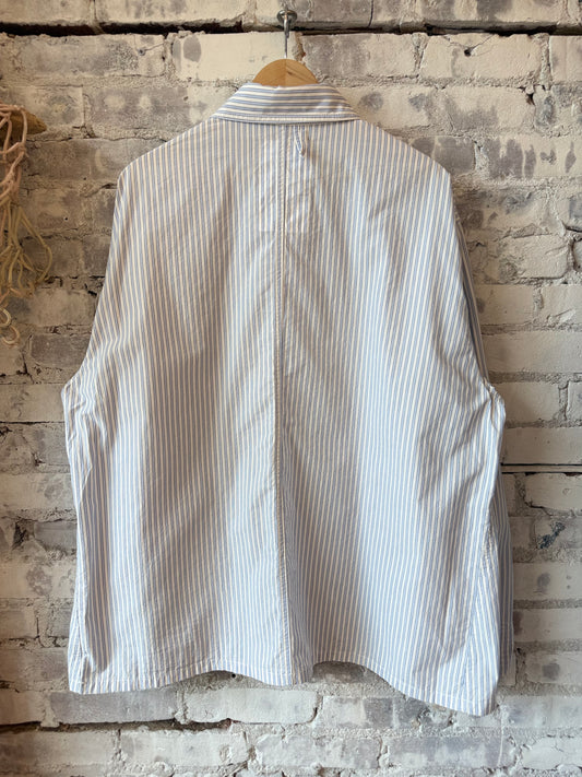 H-Unit Stripe Shirtalls - Blue Gray