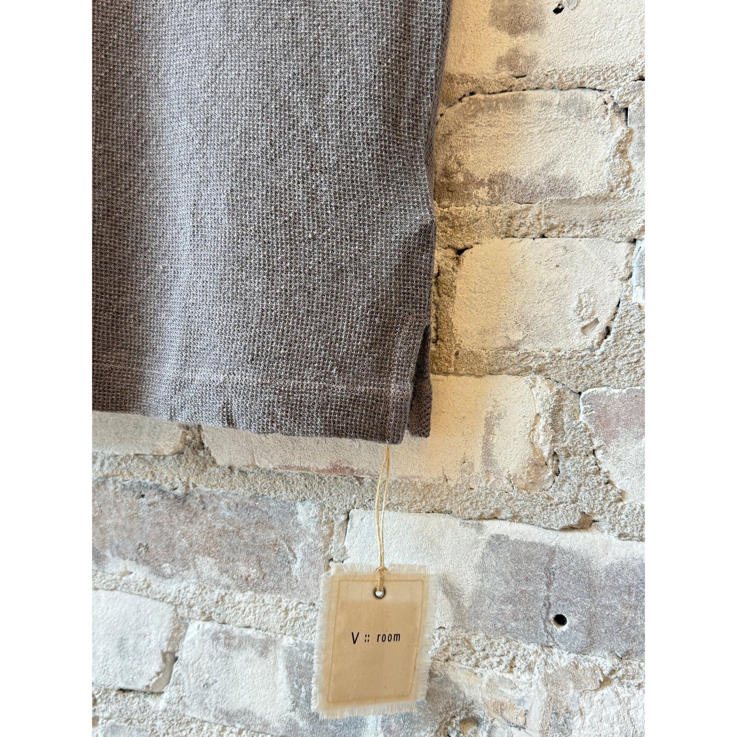 Hemp Pique SS Crew - Charcoal - DUNE + SALT