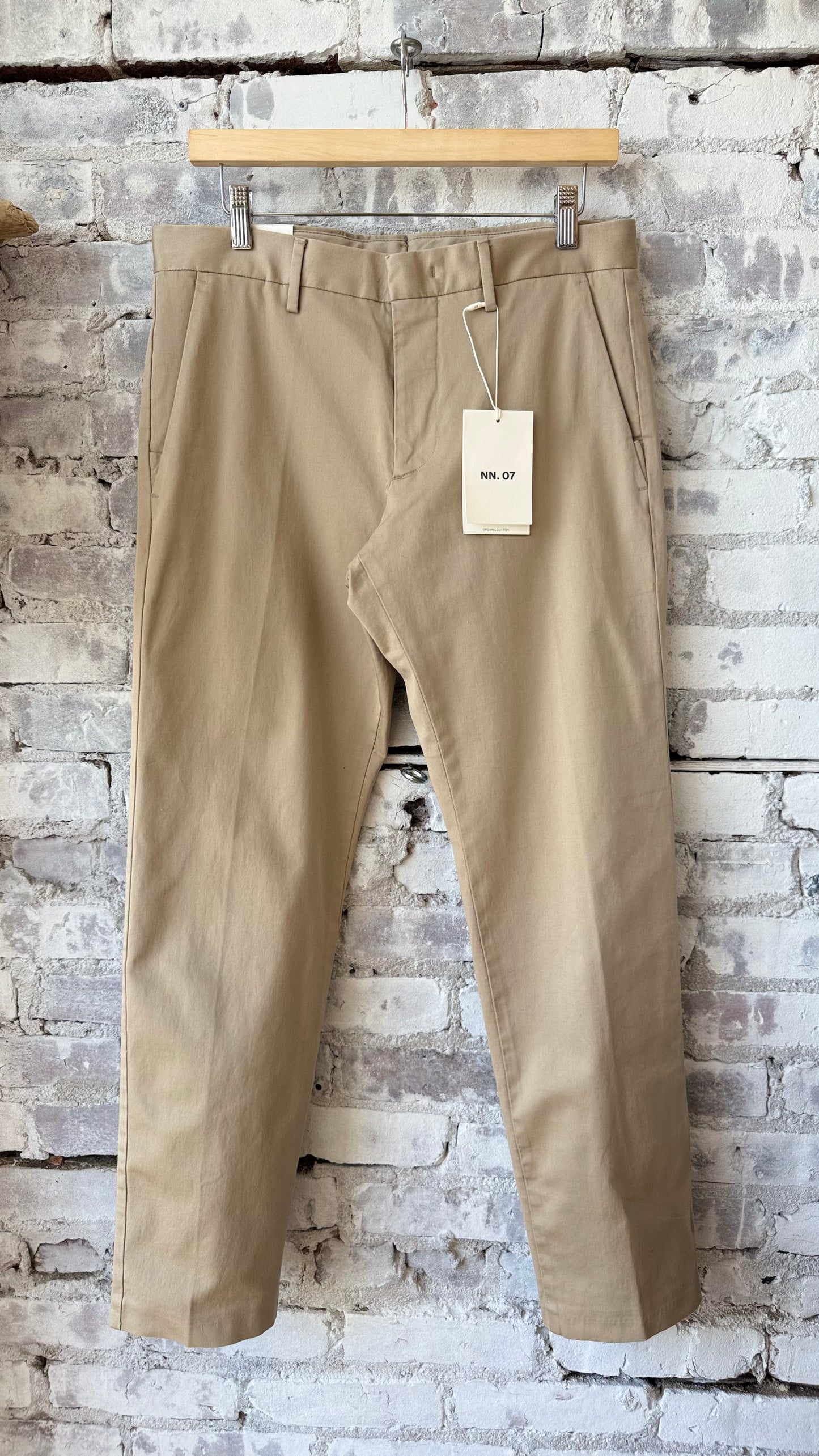 Theo Classic Tailored Slim Fit Chino - Khaki Beige - DUNE + SALT