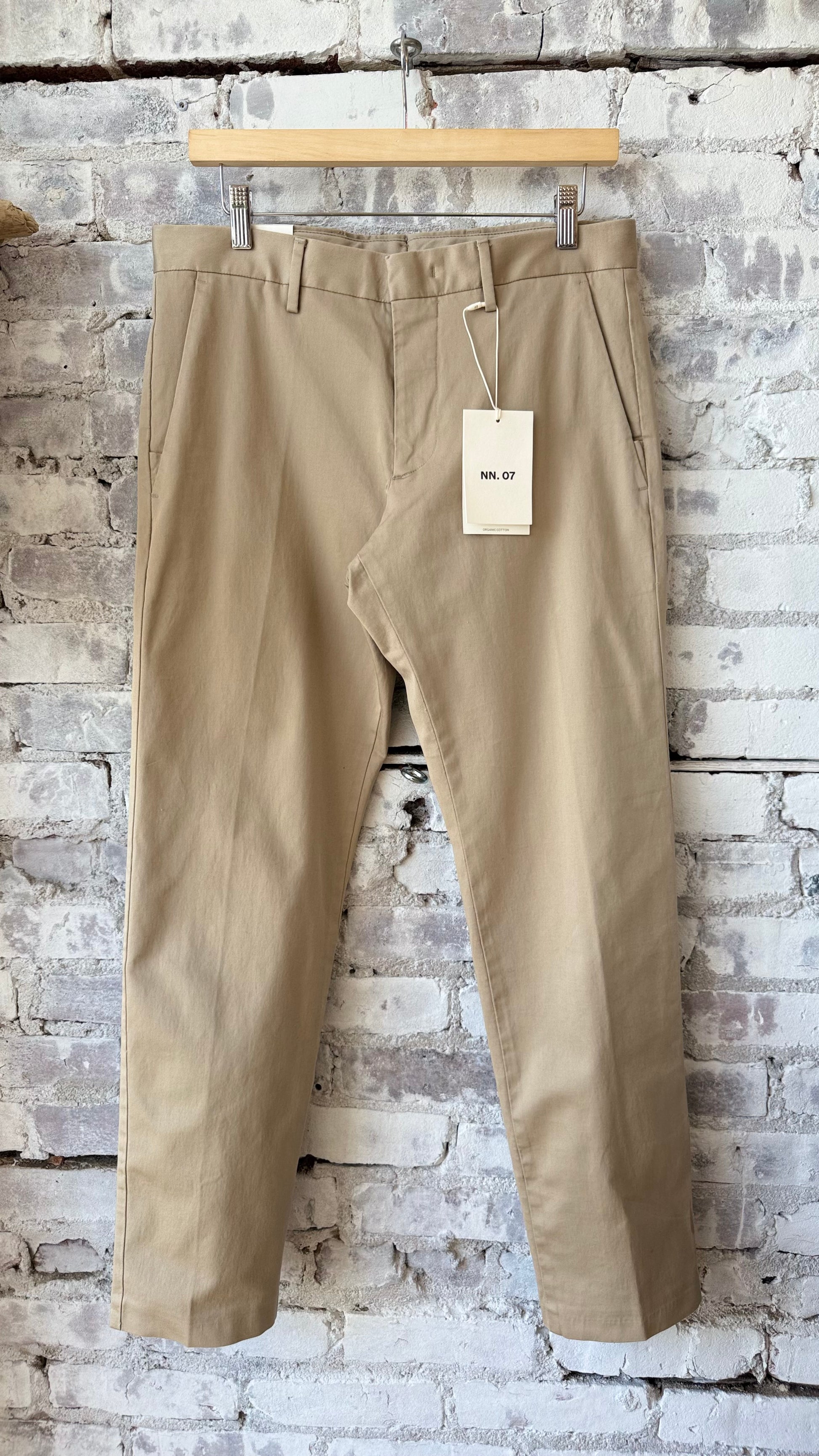 Theo Classic Tailored Slim Fit Chino - Khaki Beige - DUNE + SALT