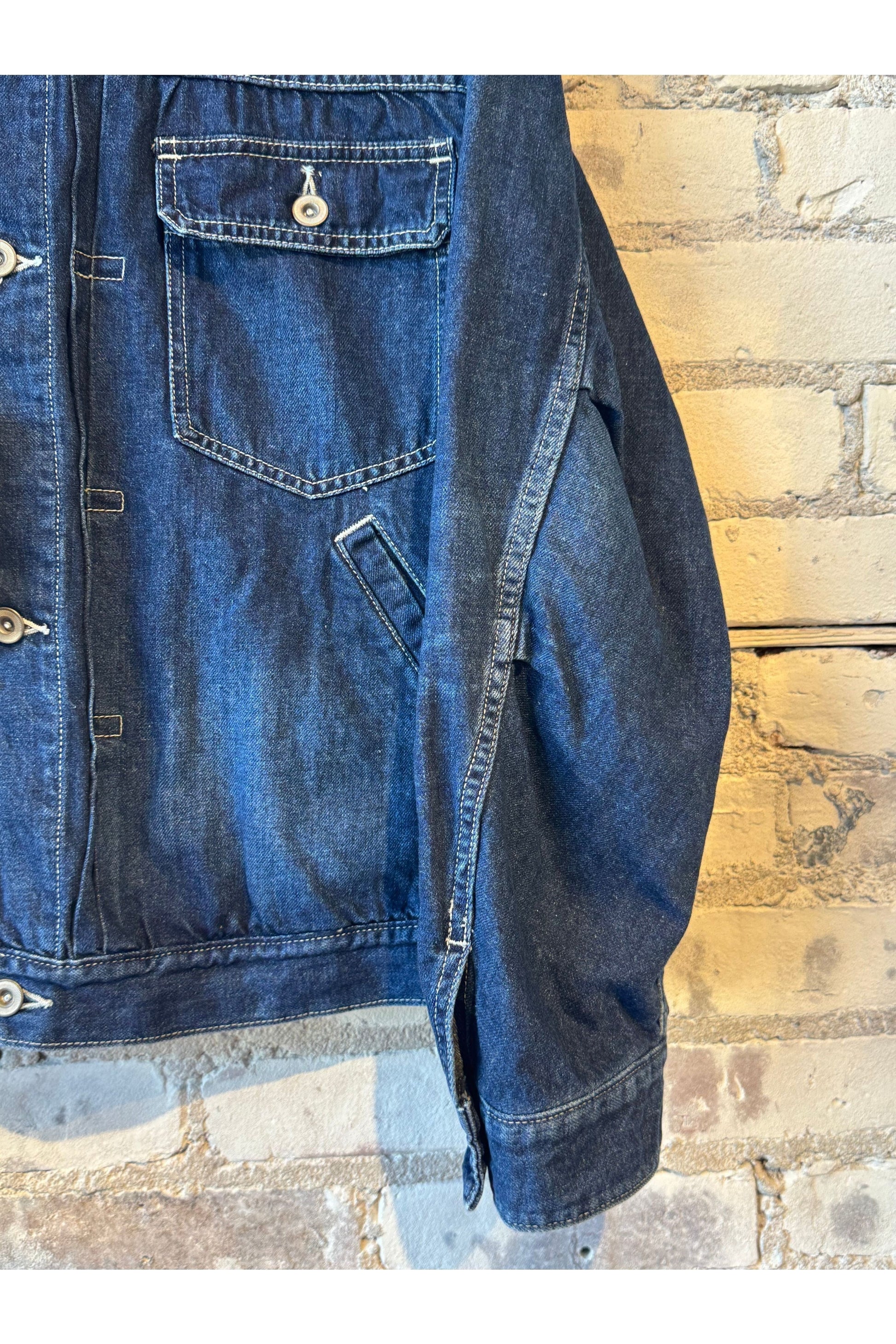 CO/LI Denim Short Jacket - Indigo Blue - DUNE + SALT