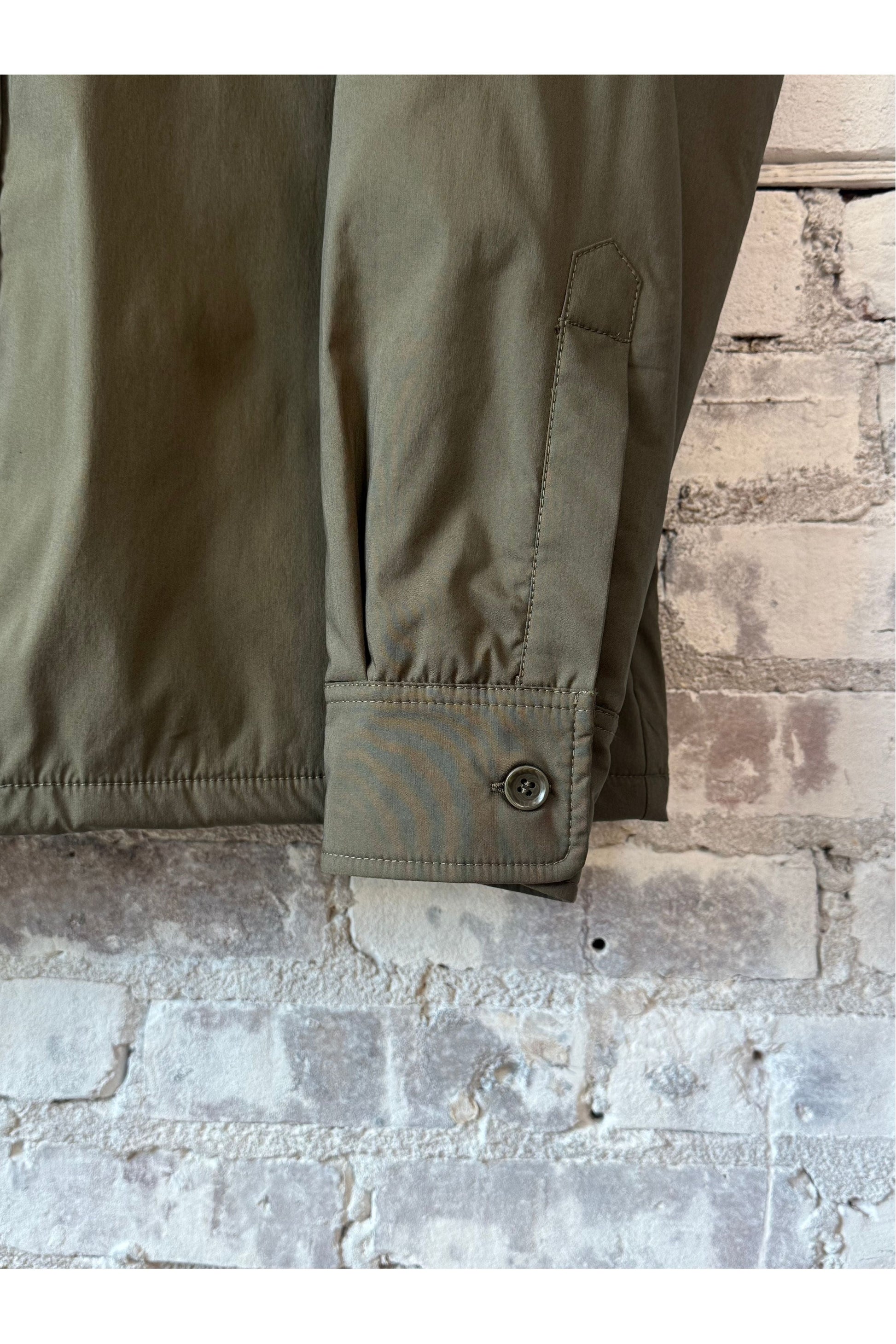 Yoshitaka Cotton/Nylon Shirt Jacket - Military - DUNE + SALT