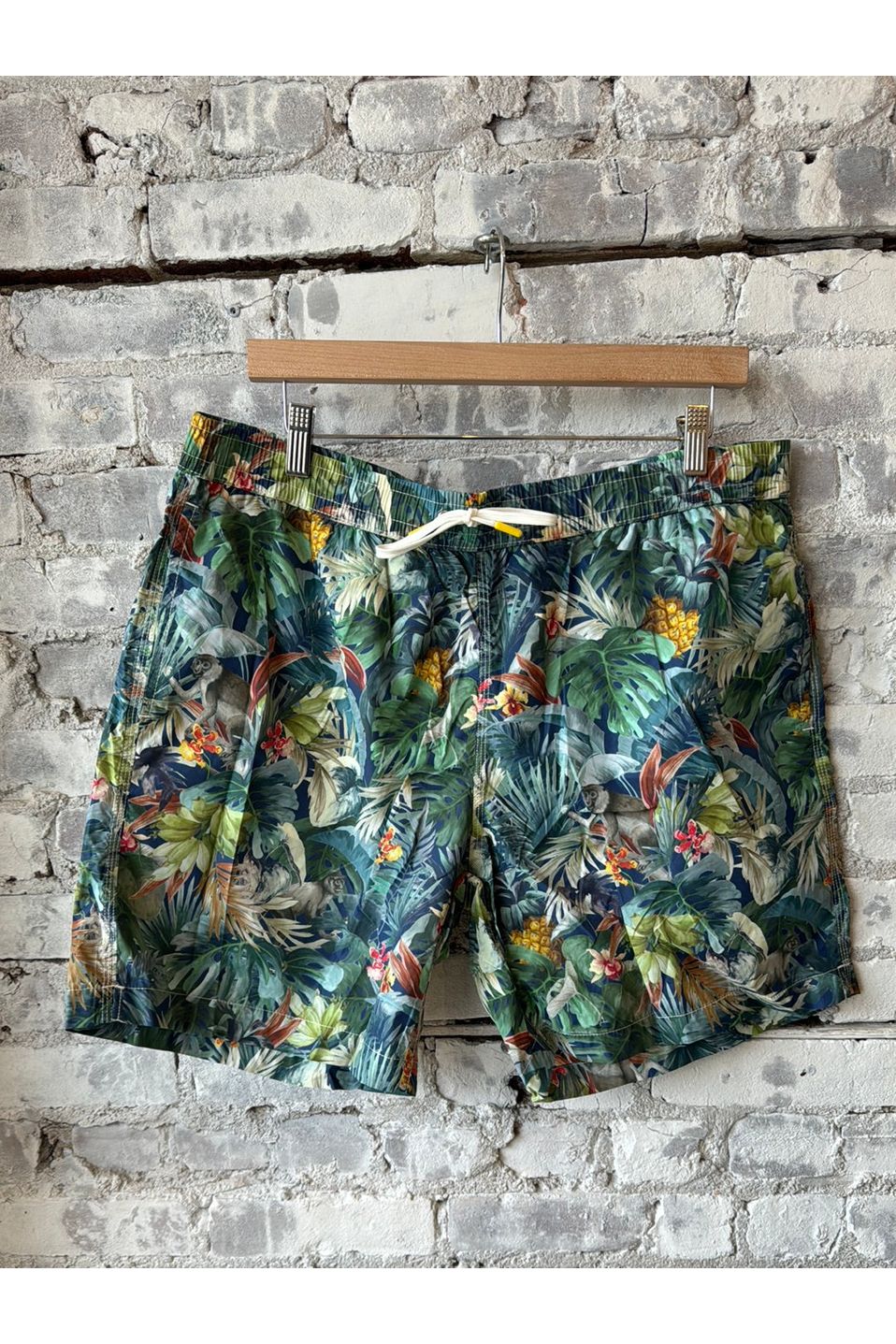 Printed Swim Short - Jungle Navy - DUNE + SALT