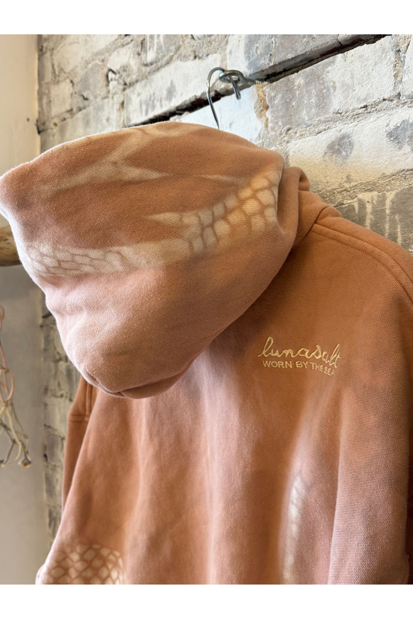 Lunasalt Sea-Washed Hoodie - Blush Pink