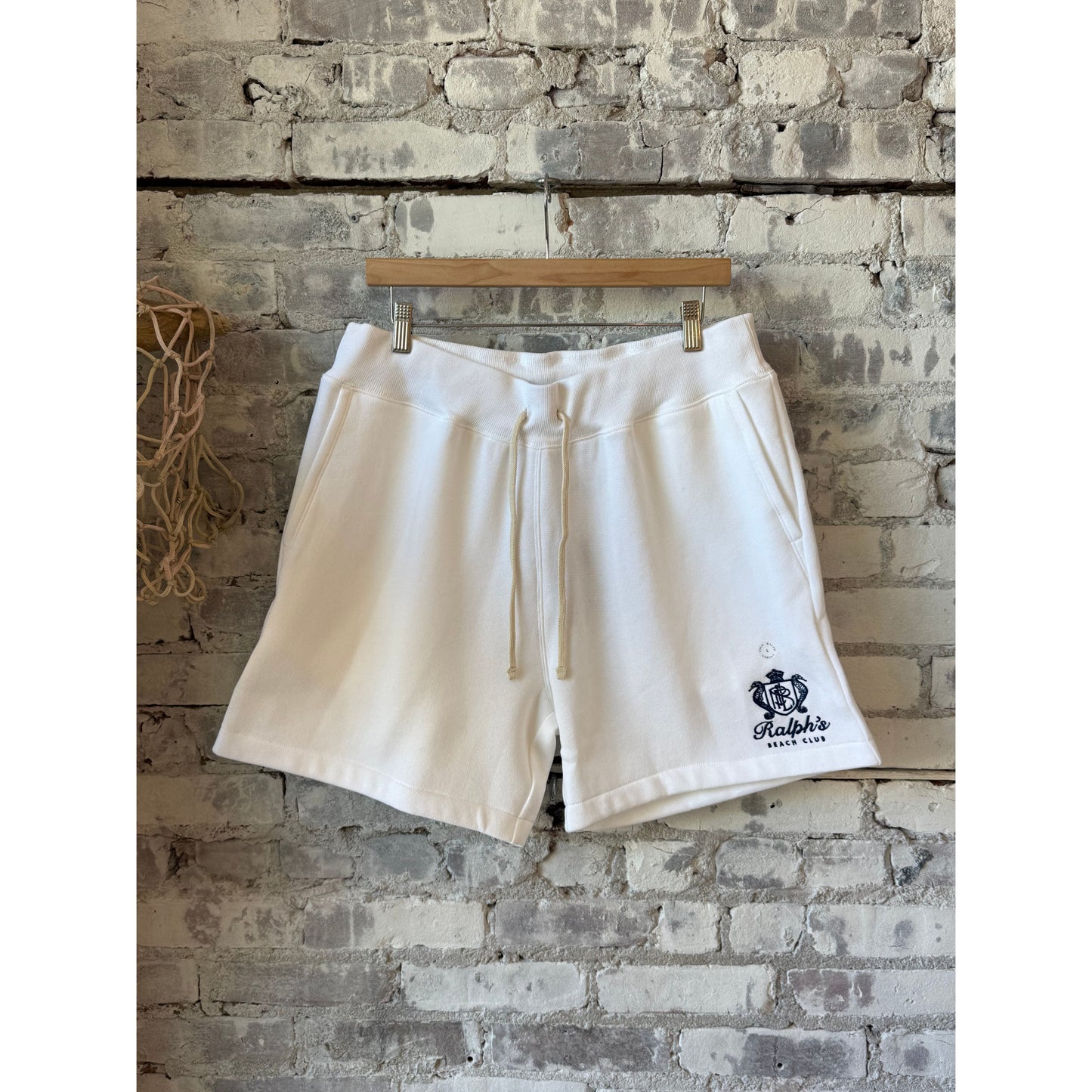 Island Fleece Pull-On Short - White - DUNE + SALT