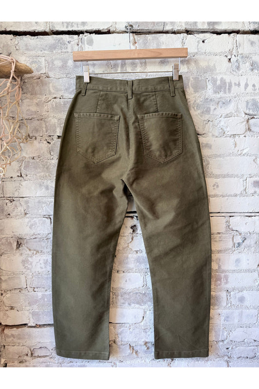 Baja Japanese Moleskin Pant - Moss - DUNE + SALT