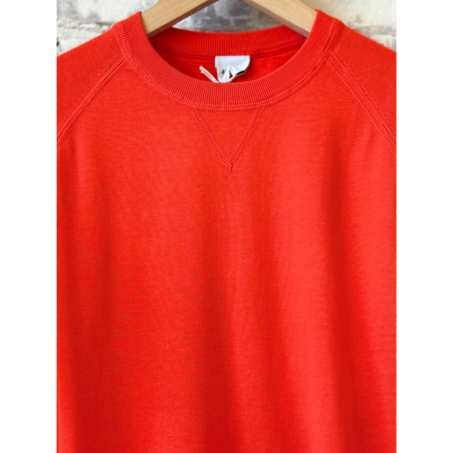 Cotton Crewneck Sweater - Orange - DUNE + SALT