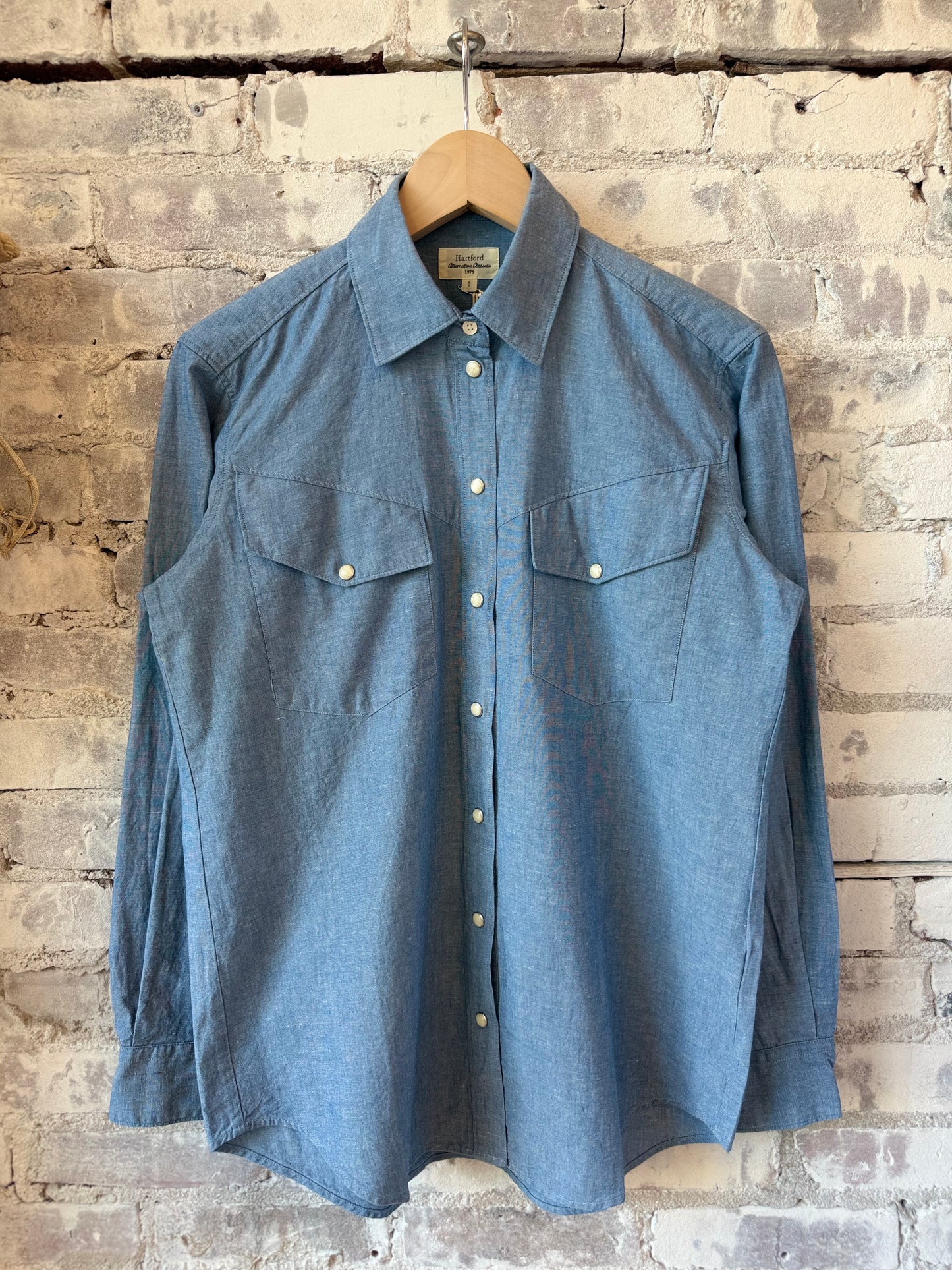 Cameron Woven Shirt - Medium Blue