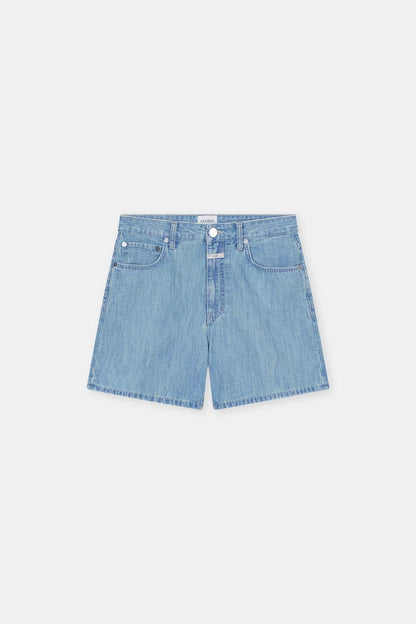 Closed Women's Janey Regular Short – Light Blue Dark Gray