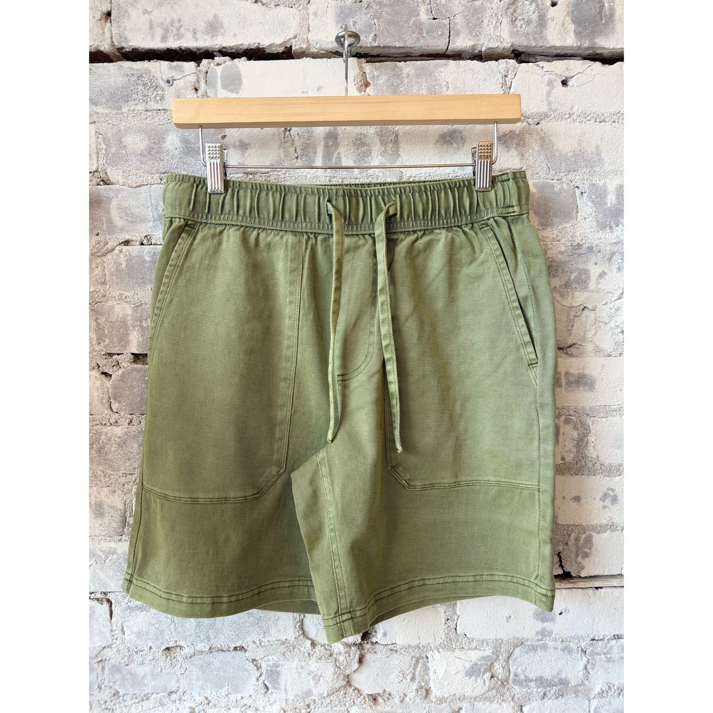 Tyler Washed Utility Short - Lichen Green - DUNE + SALT
