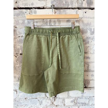 Tyler Washed Utility Short - Lichen Green - DUNE + SALT