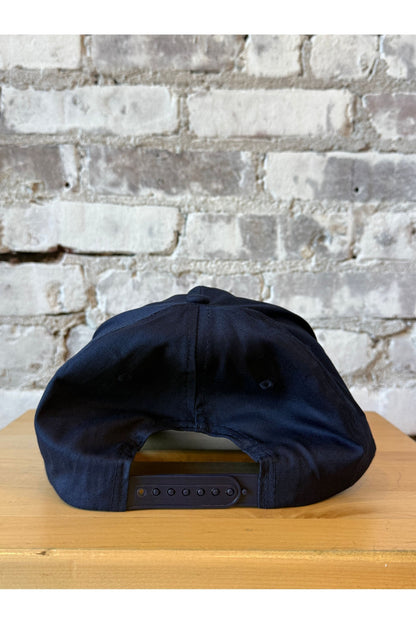 "Make Your Own Luck" Trucker Hat: Navy/Rust - DUNE + SALT