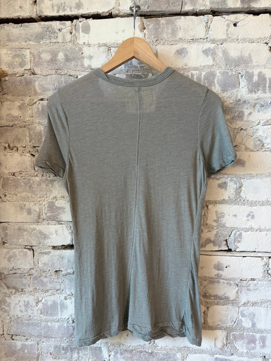 V::Room SS Hi-Soft Jersey 'Narrow Neck' Crew - Charcoal Dim Gray