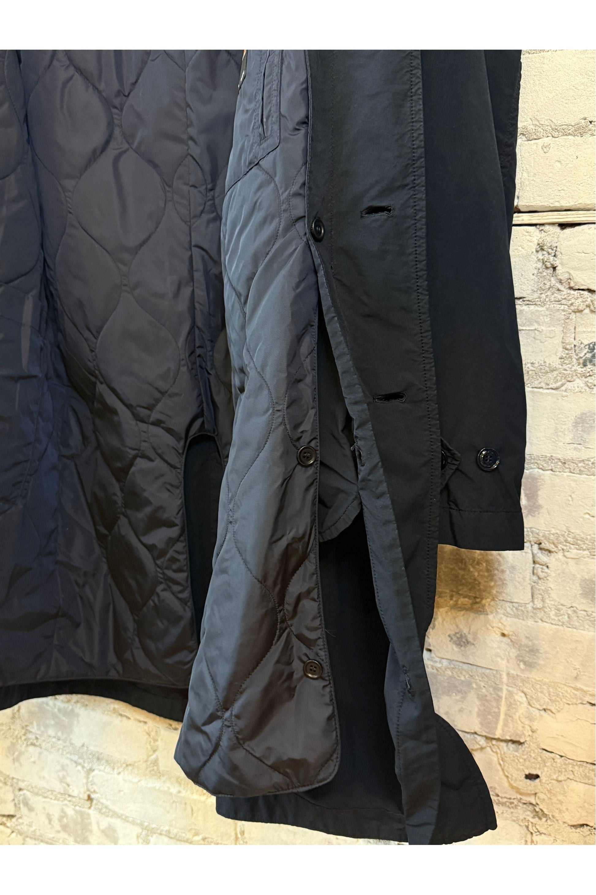 2-in-1 Garment Dyed Car Coat - Navy - DUNE + SALT