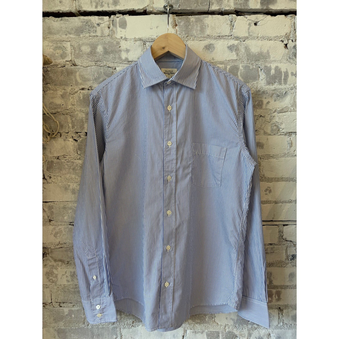 Paul Woven Shirt - Blue/White - DUNE + SALT