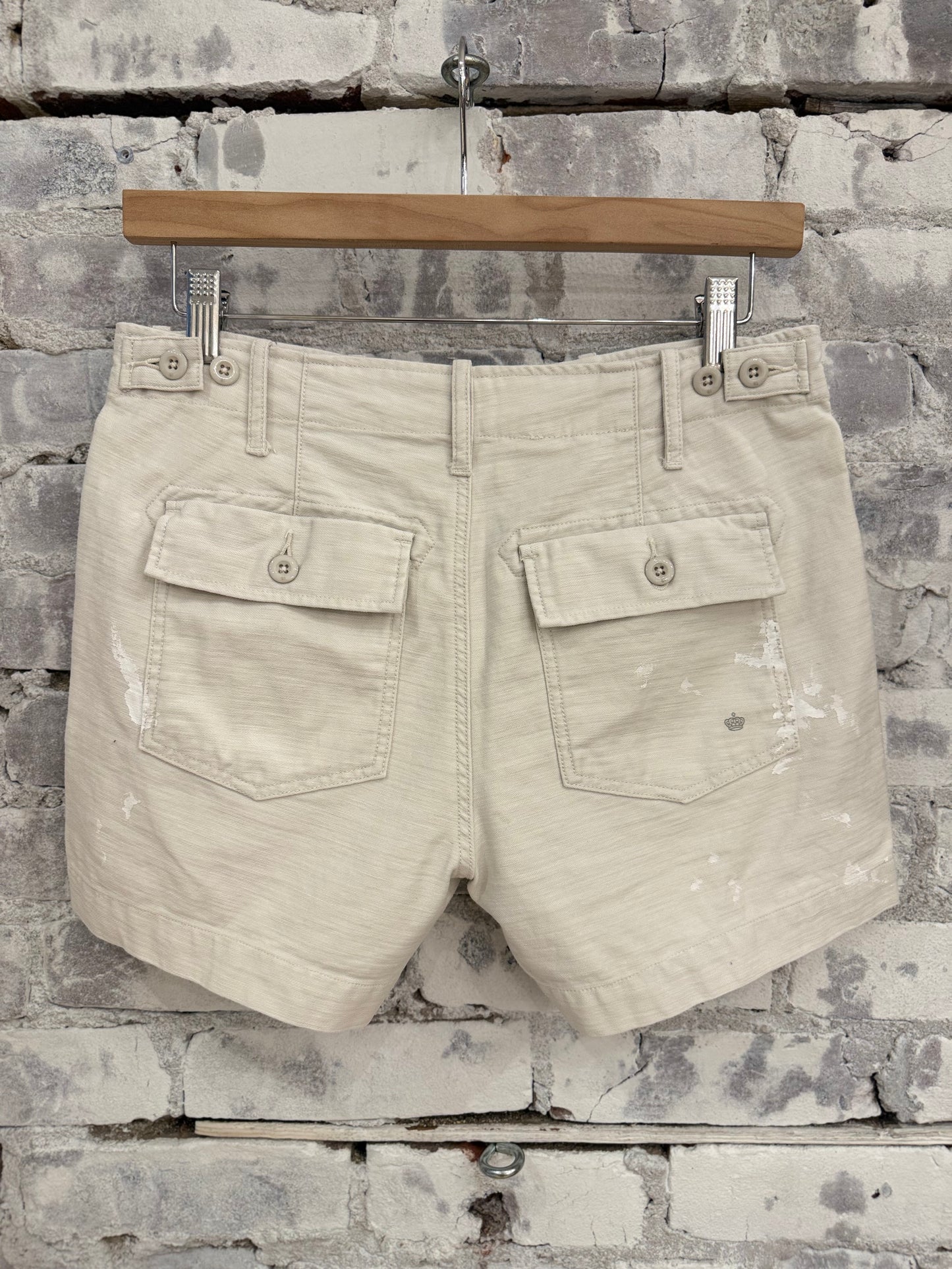 Surplus Short Shorts - Paint Splatter Canvas - DUNE + SALT