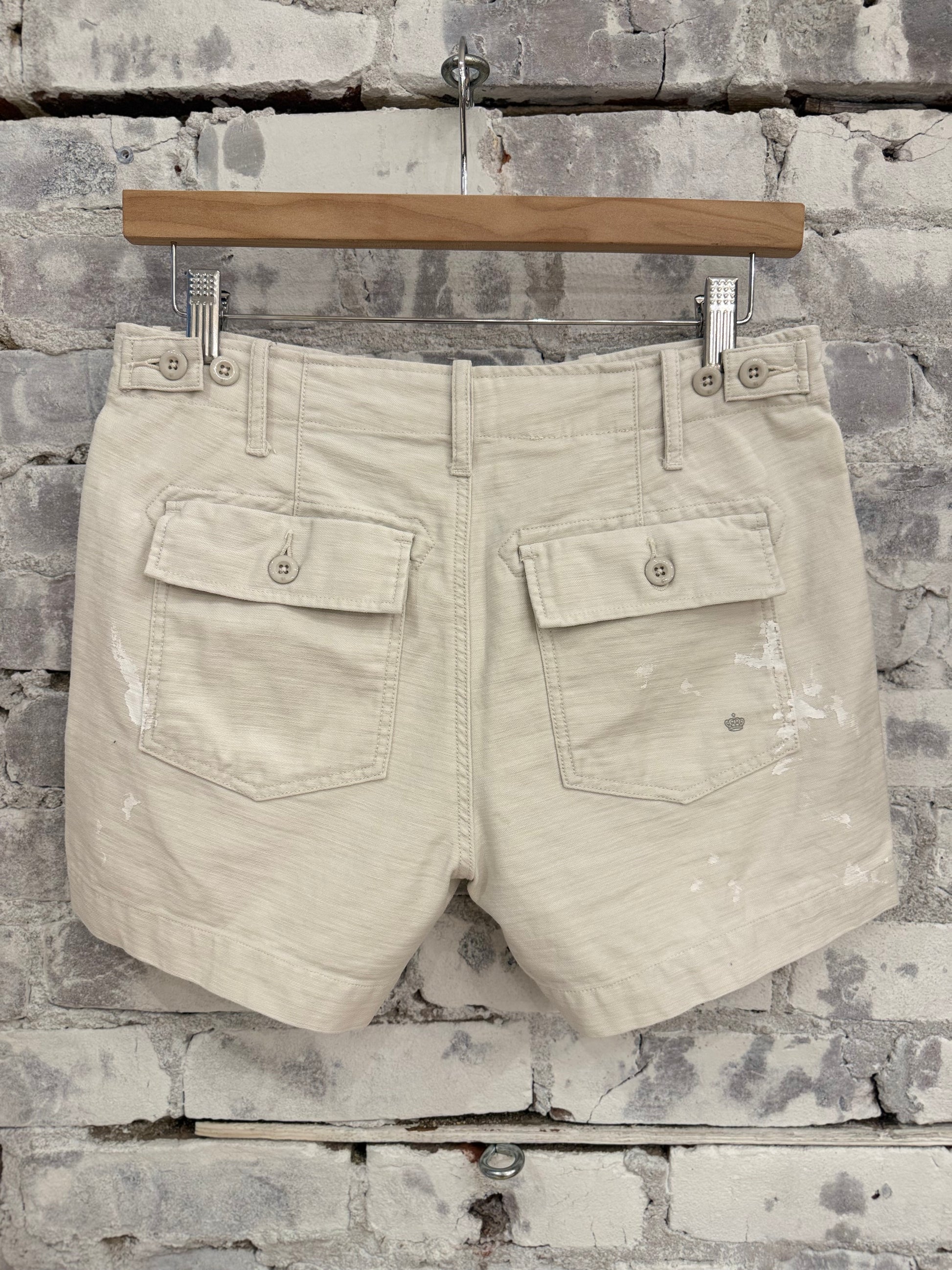 Surplus Short Shorts - Paint Splatter Canvas - DUNE + SALT