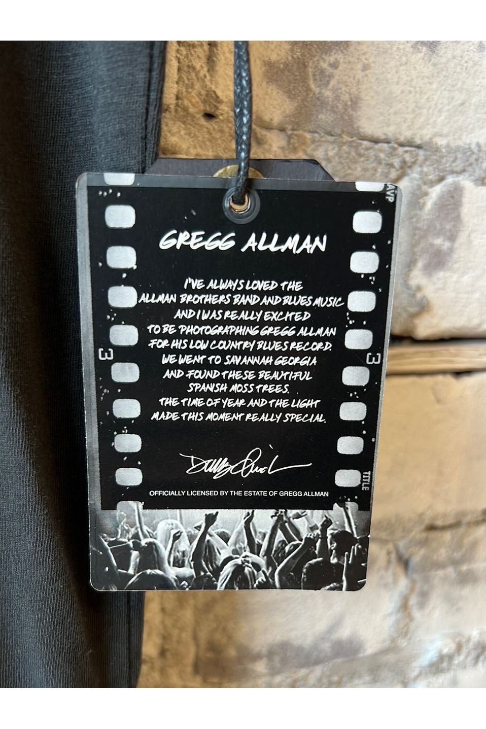 "Gregg Allman Color" SS Tee - Faded Black - DUNE + SALT