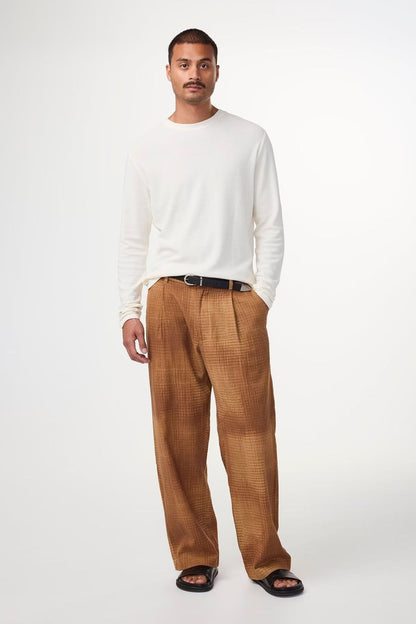 Clive Honeycomb Structured Tee - Egg White - DUNE + SALT