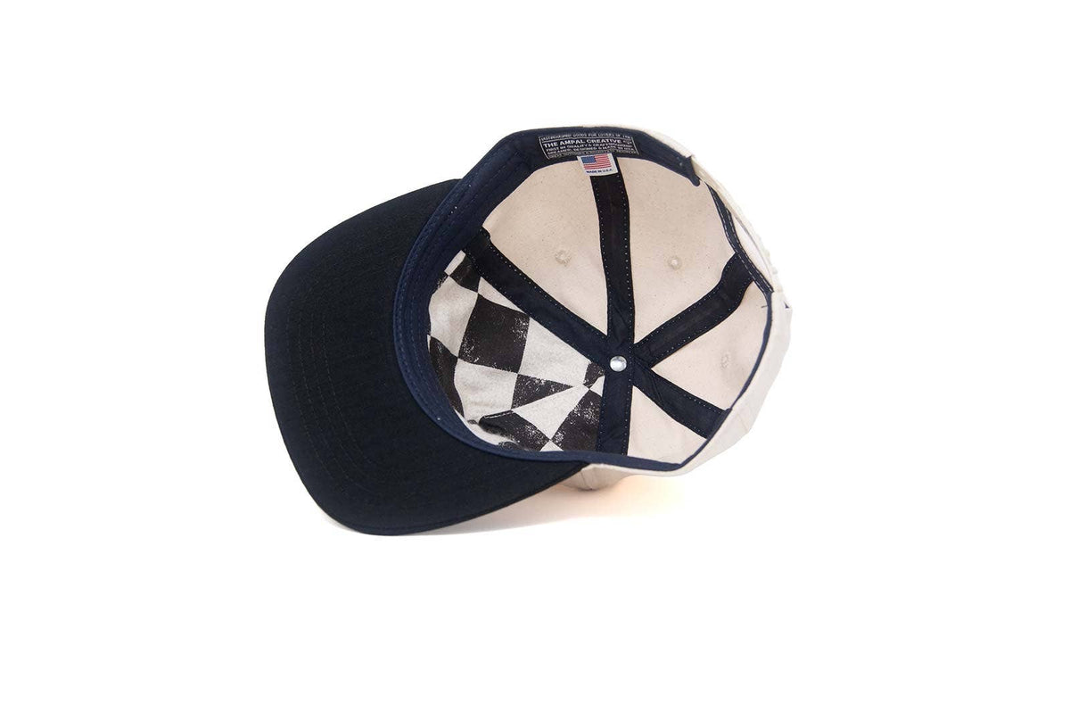 The Ampal Creative The Ampal Creative - 912 SHOP HAT - Snapback White Smoke