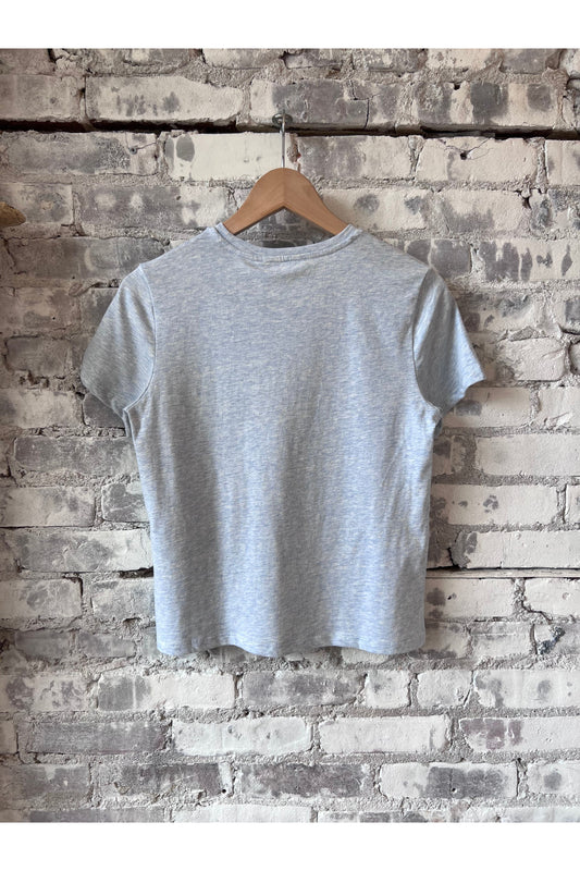 T-Shirt in Melange - Lazio Blue - DUNE + SALT