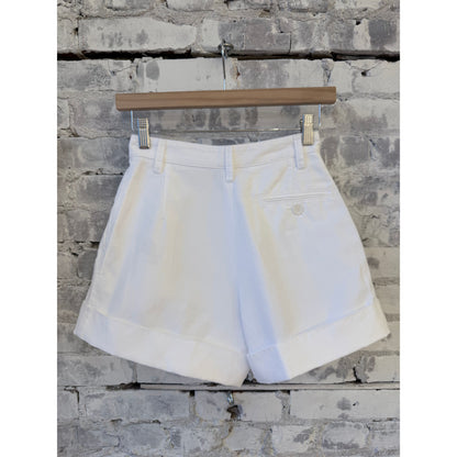 Cotton-Linen Garment-Dyed Gabardine Shorts - White - DUNE + SALT