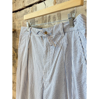 Seersucker Prepster Easy Pant - Blue/White - DUNE + SALT