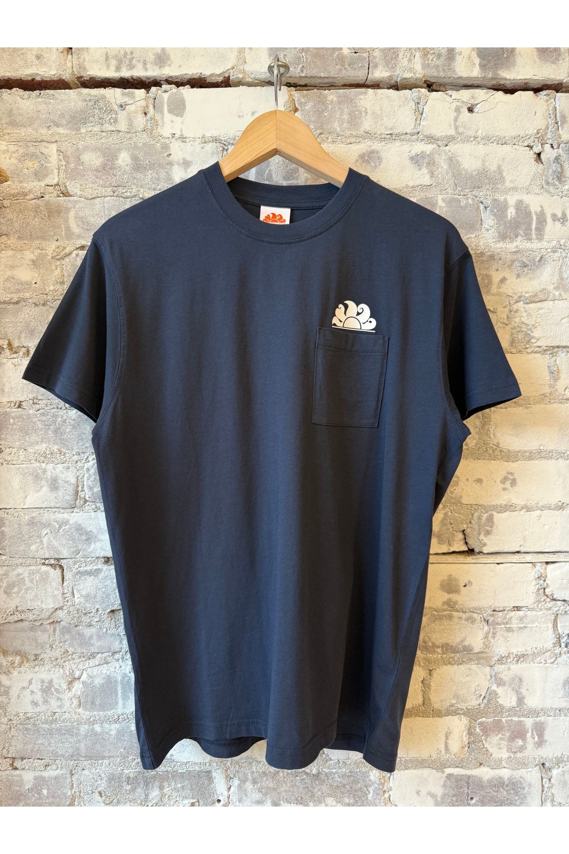 T-Shirt with Pocket - Navy - DUNE + SALT