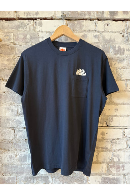 T-Shirt with Pocket - Navy - DUNE + SALT