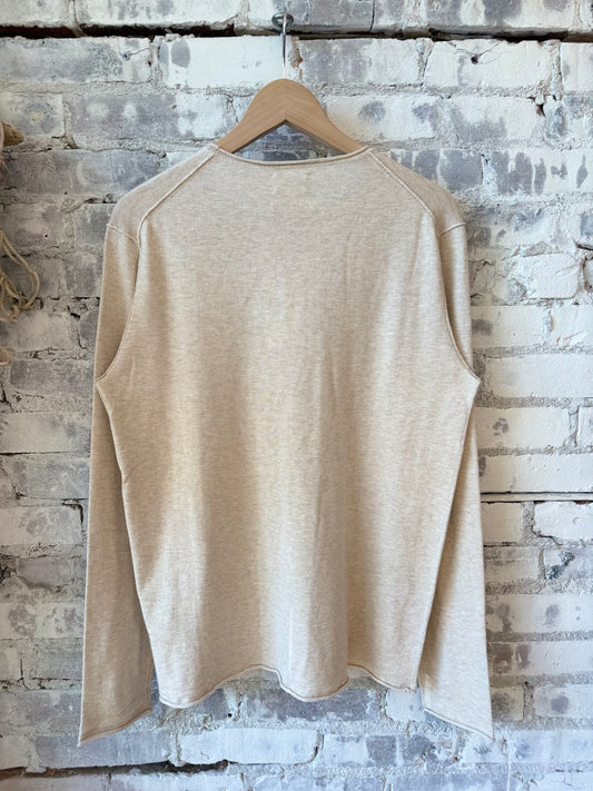 Crew Knitted Pullover - Natural - DUNE + SALT