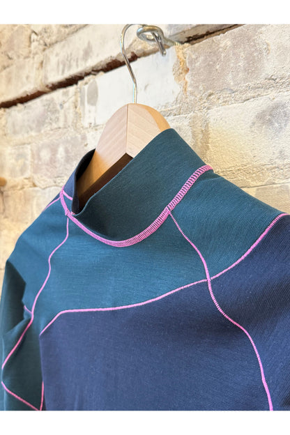 Wool Sculpt Merino Mock Neck - Slushi