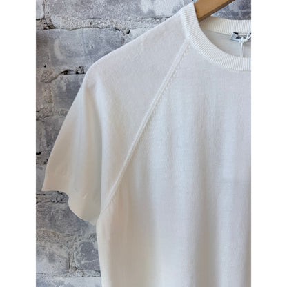 Pure Cotton Crewneck T-Shirt - White - DUNE + SALT