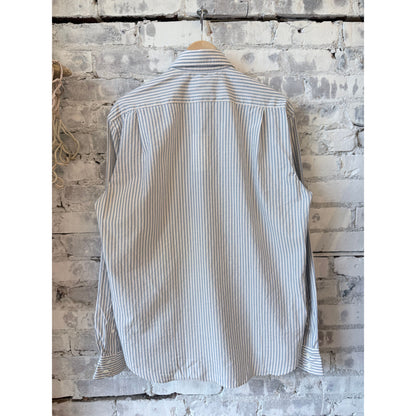 Paul Woven Shirt - Cream/Blue - DUNE + SALT