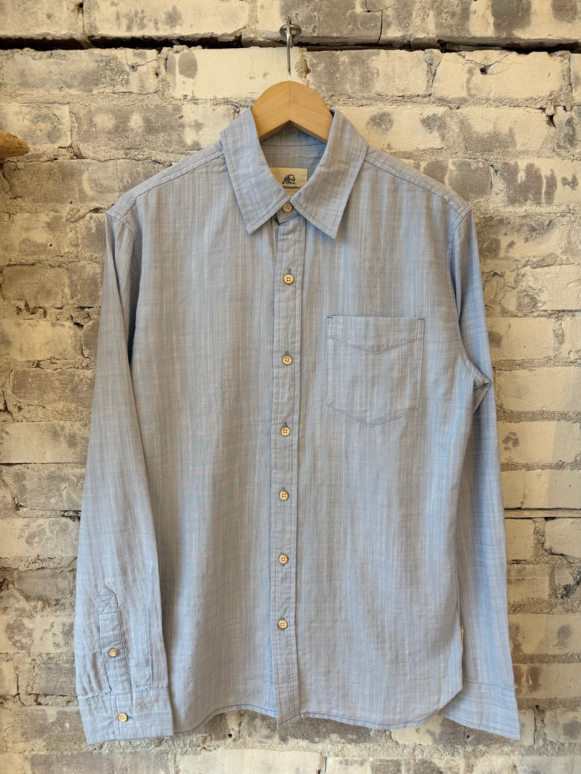 Brian Slub Shirt - Forever Blue - DUNE + SALT